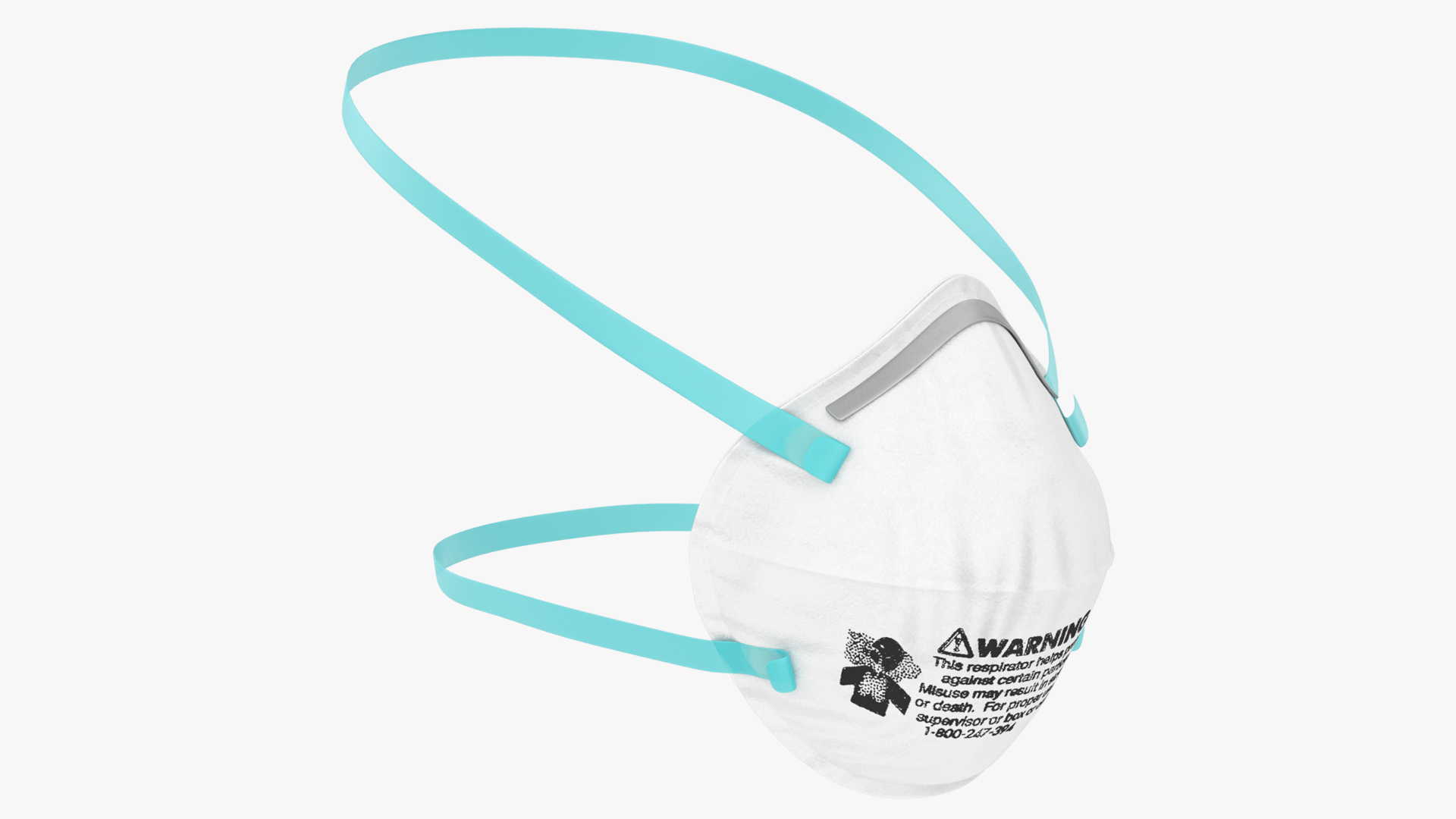 N95 Class Face Mask 3D model