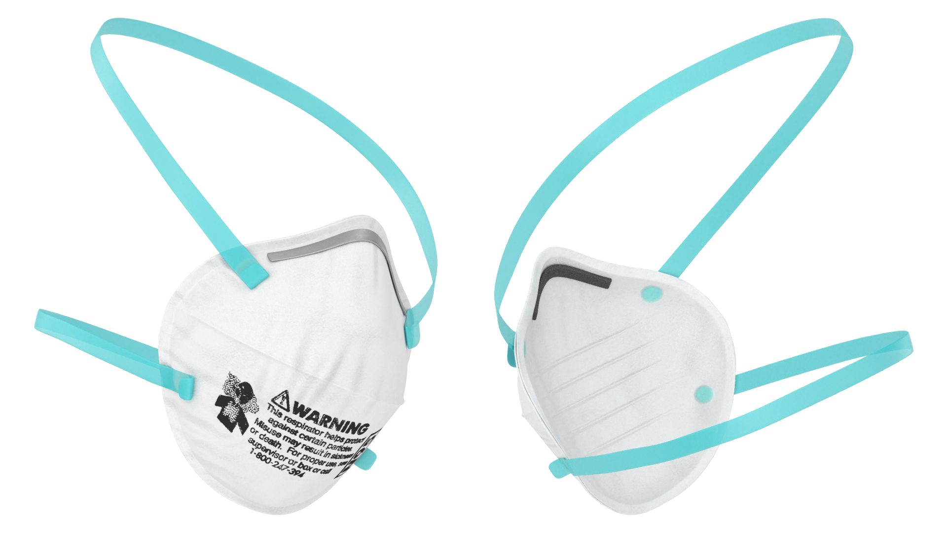 N95 Class Face Mask 3D model