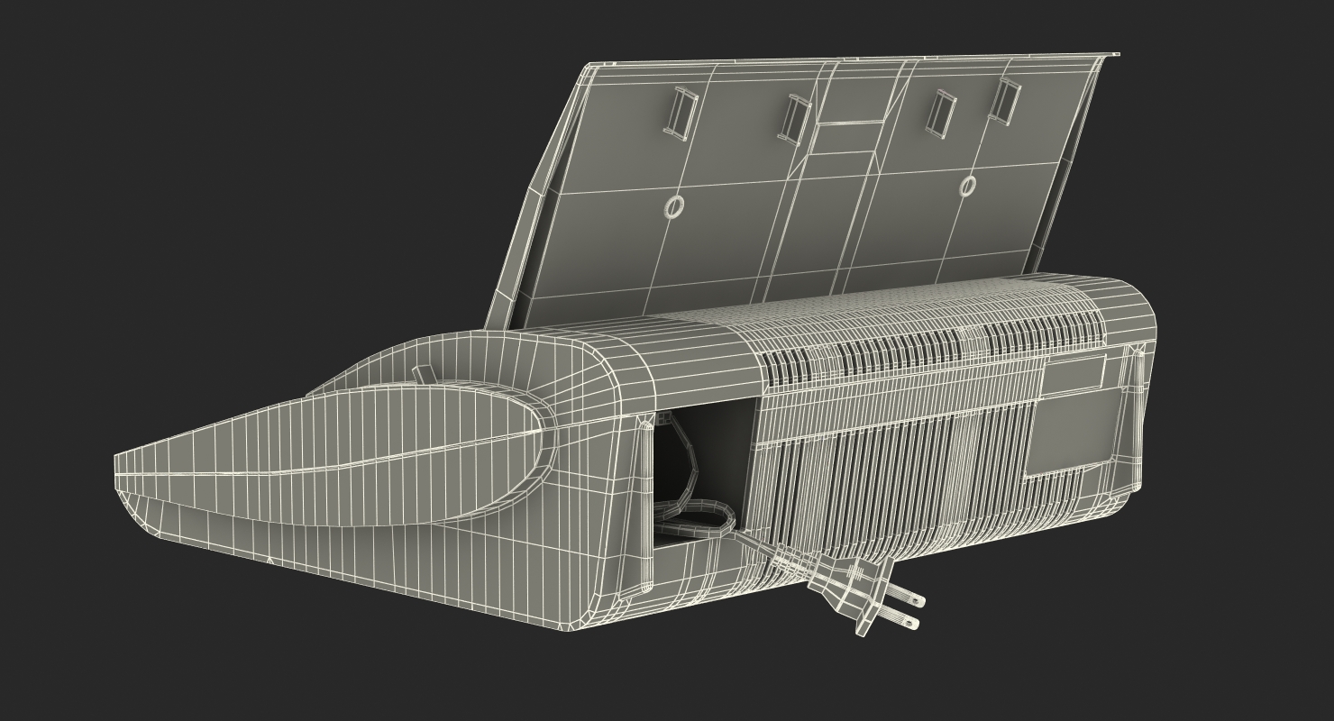 Electronic Typewriter Generic 3D model