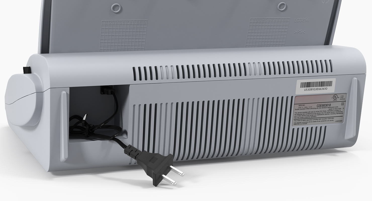 Electronic Typewriter Generic 3D model