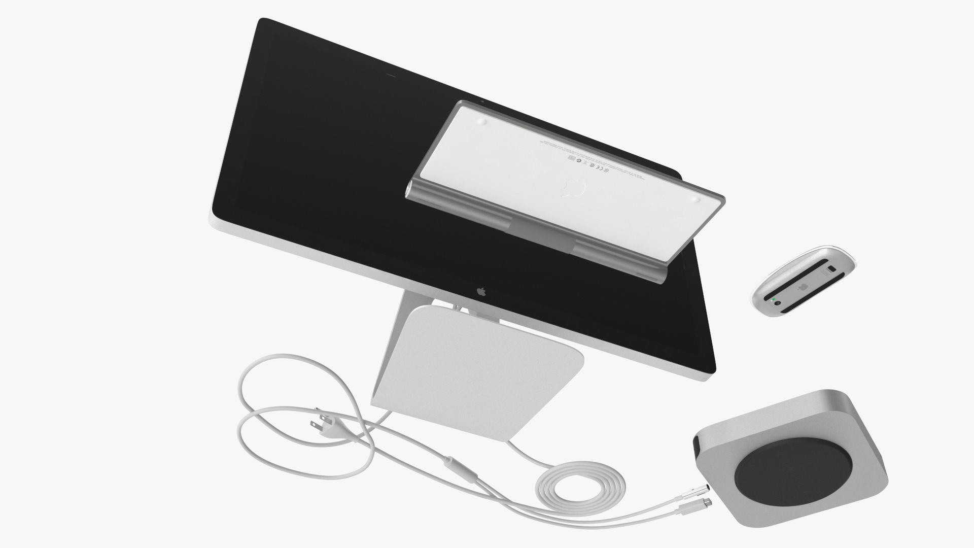 3D Mac Mini with Monitor
