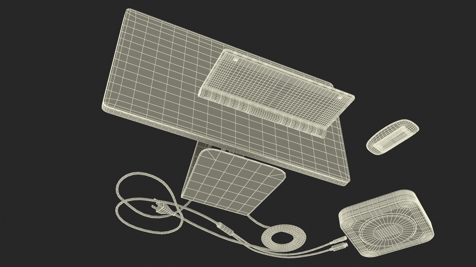 3D Mac Mini with Monitor