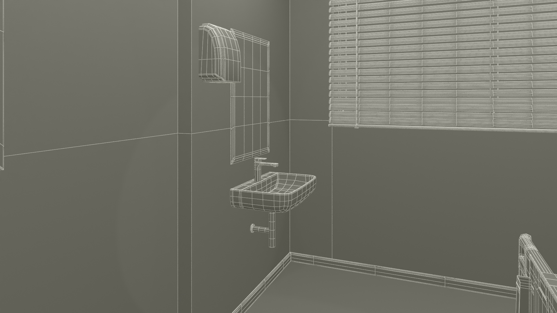 Modern Hospital Room with Patient and Doctor 3D model