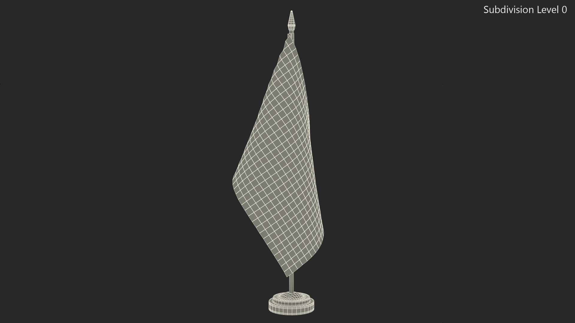 3D Table Flag Japan