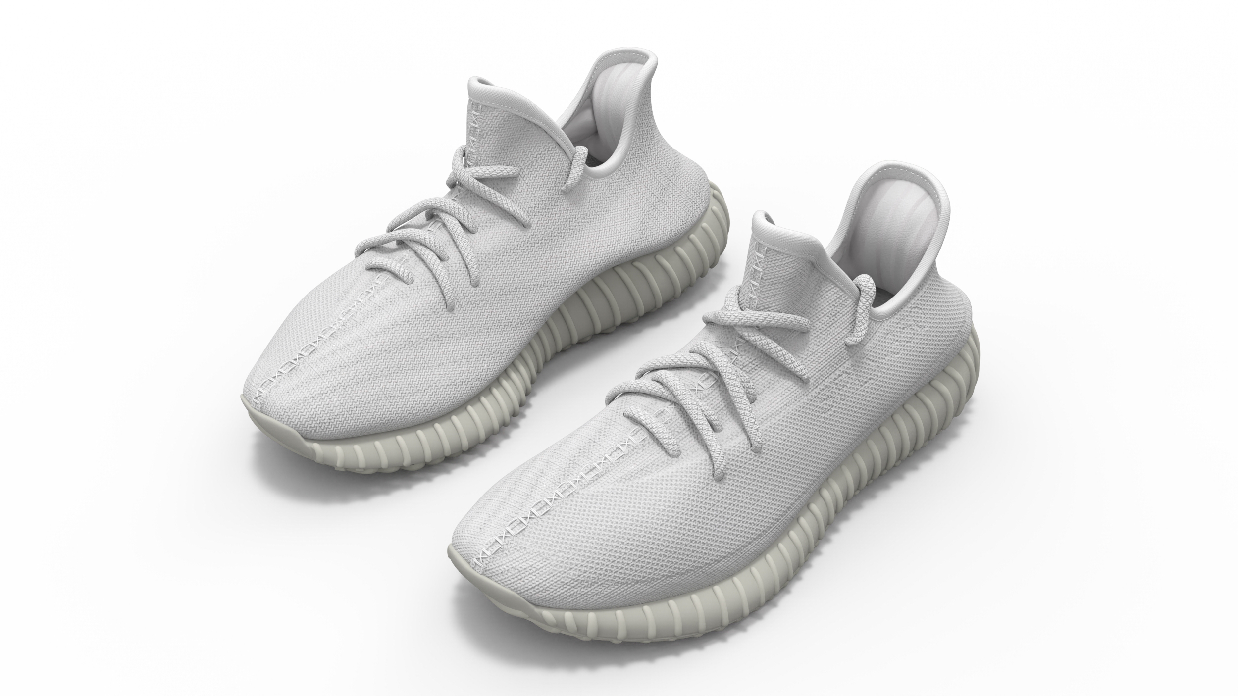 3D model Sneakers Yeeze Boost 350 White