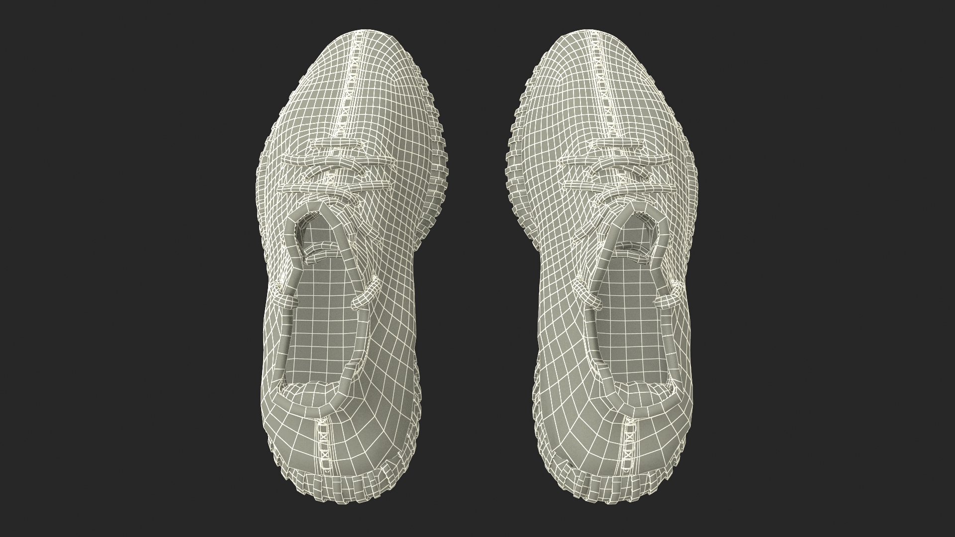 3D model Sneakers Yeeze Boost 350 White