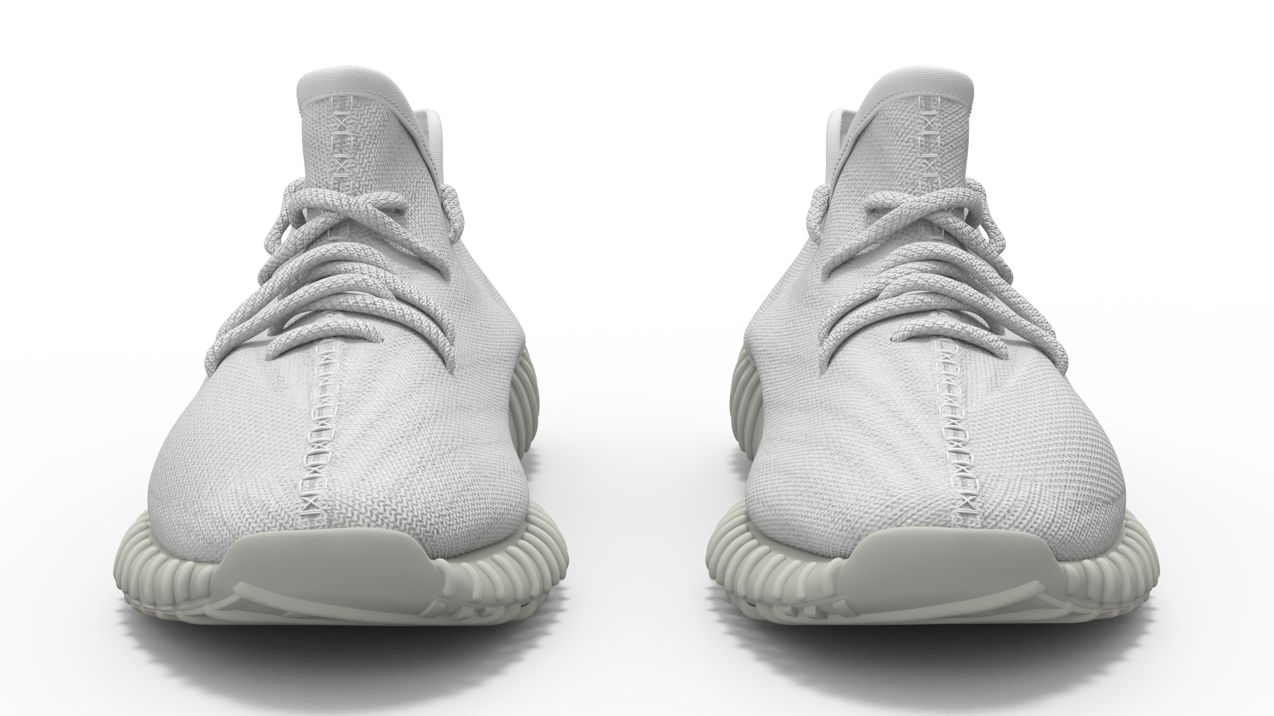 3D model Sneakers Yeeze Boost 350 White