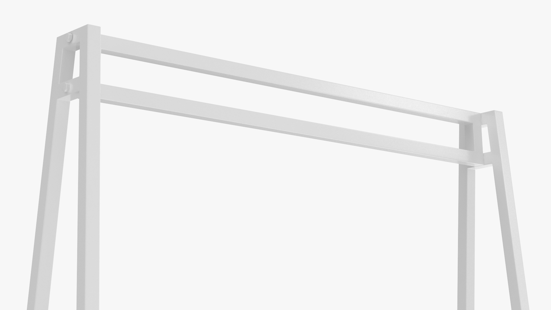 3D Cloth Coat Rack White