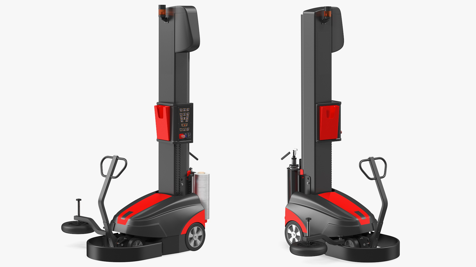 3D Mobile Pallet Stretch Wrapping Robot