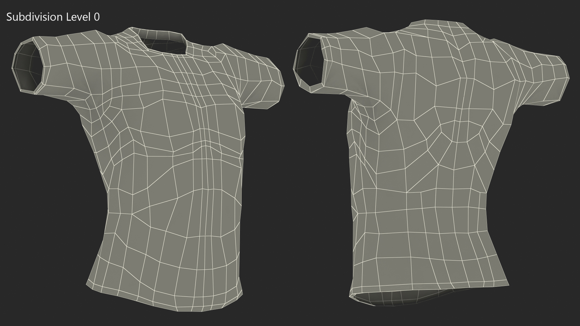 3D model Short Sleeve T Shirt