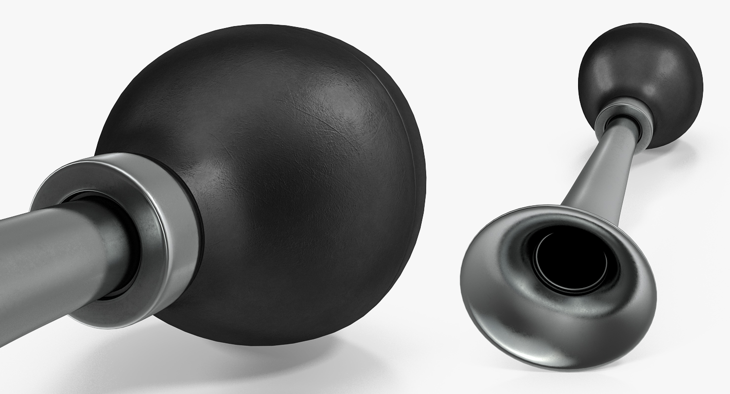 3D Vintage Car Horn