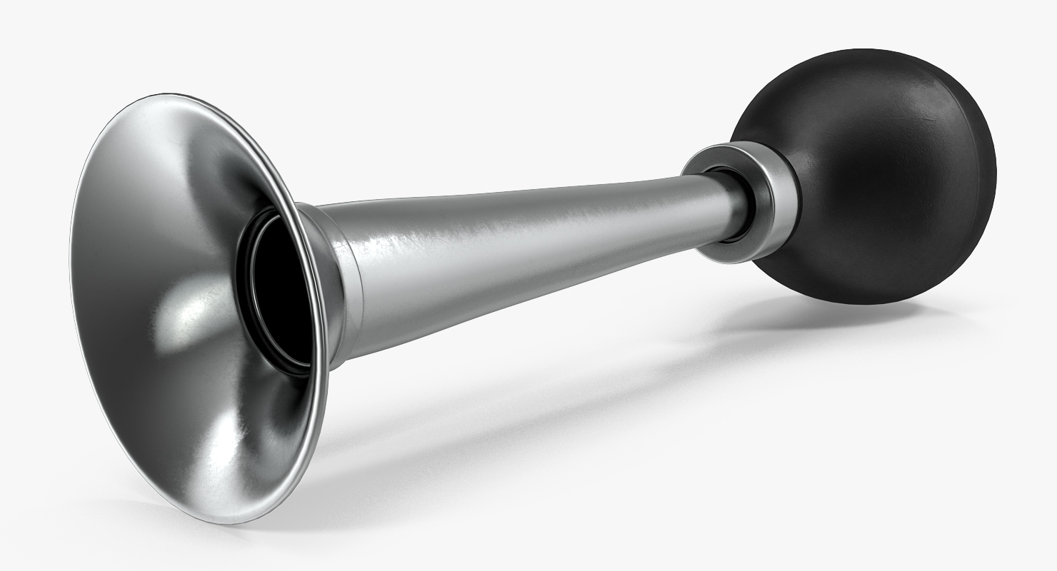 3D Vintage Car Horn