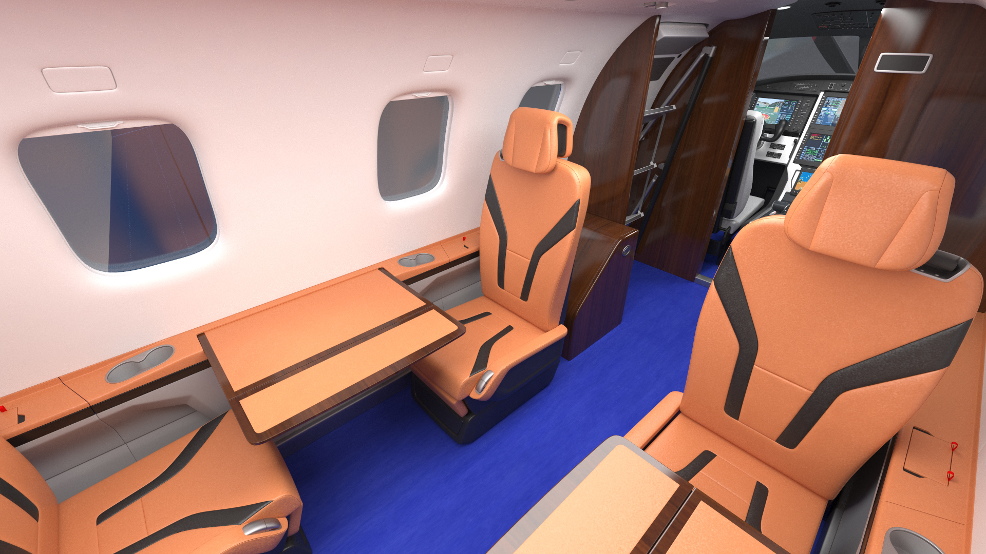 3D Pilatus PC12 NGX Business Plane