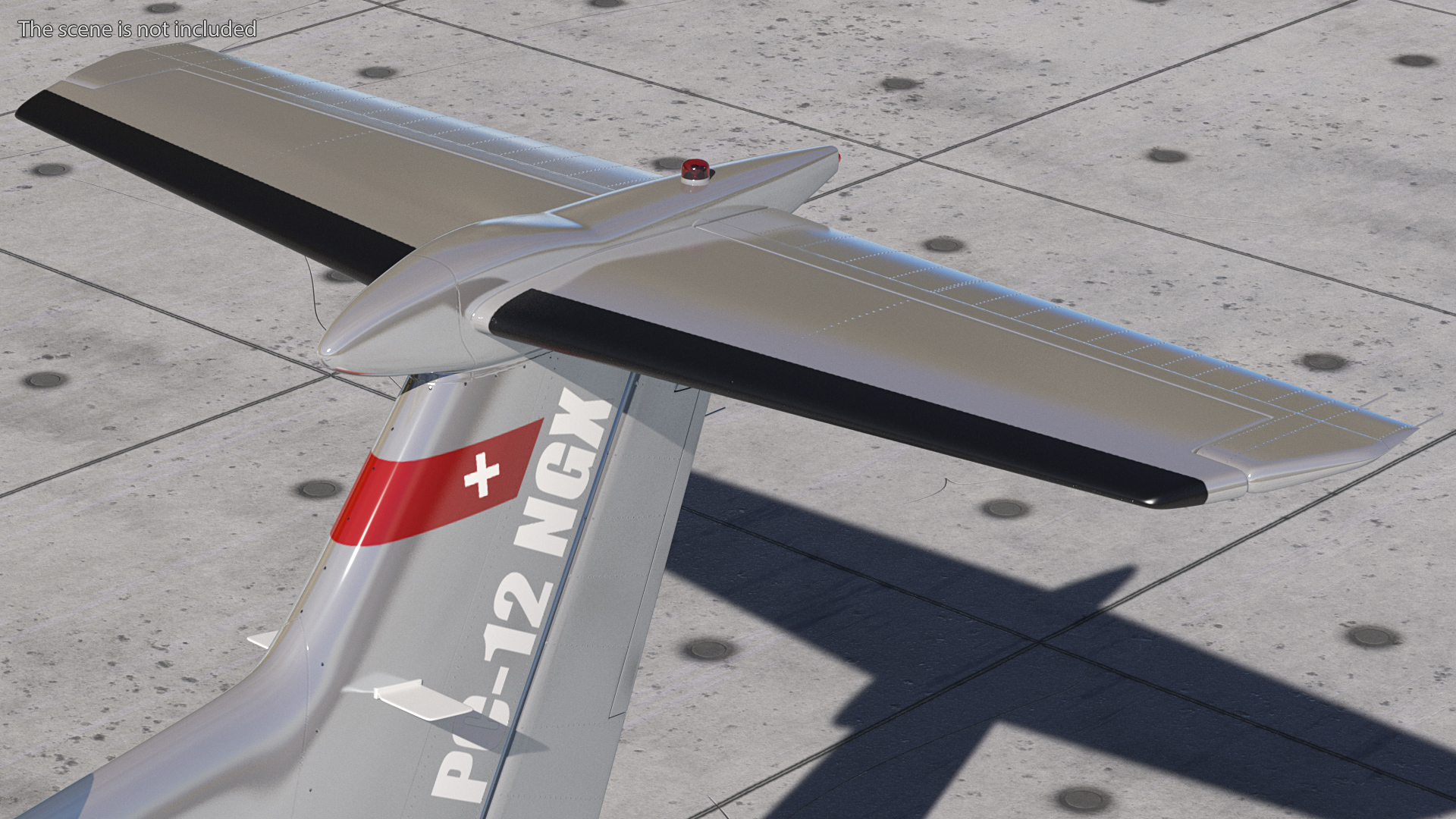 3D Pilatus PC12 NGX Business Plane