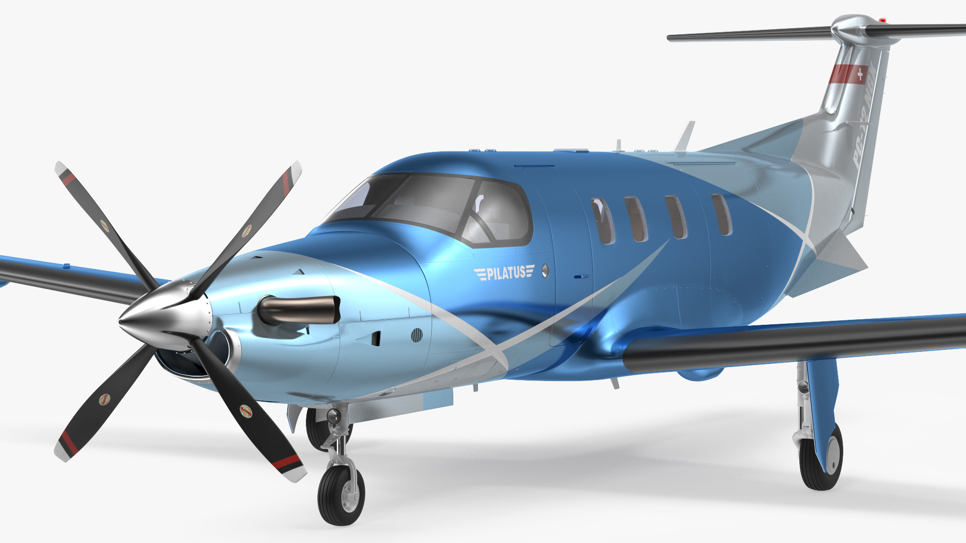 3D Pilatus PC12 NGX Business Plane