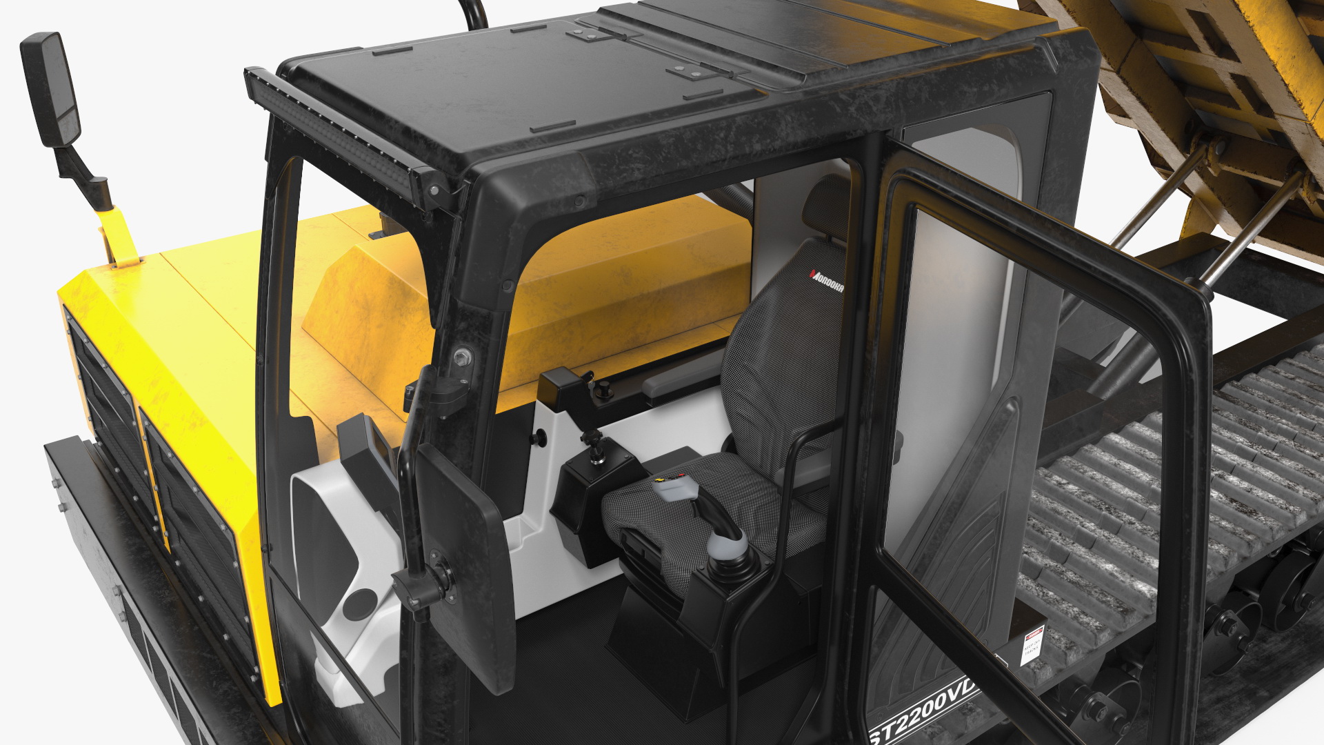 3D Morooka Dumper Dirty Rigged for Cinema 4D