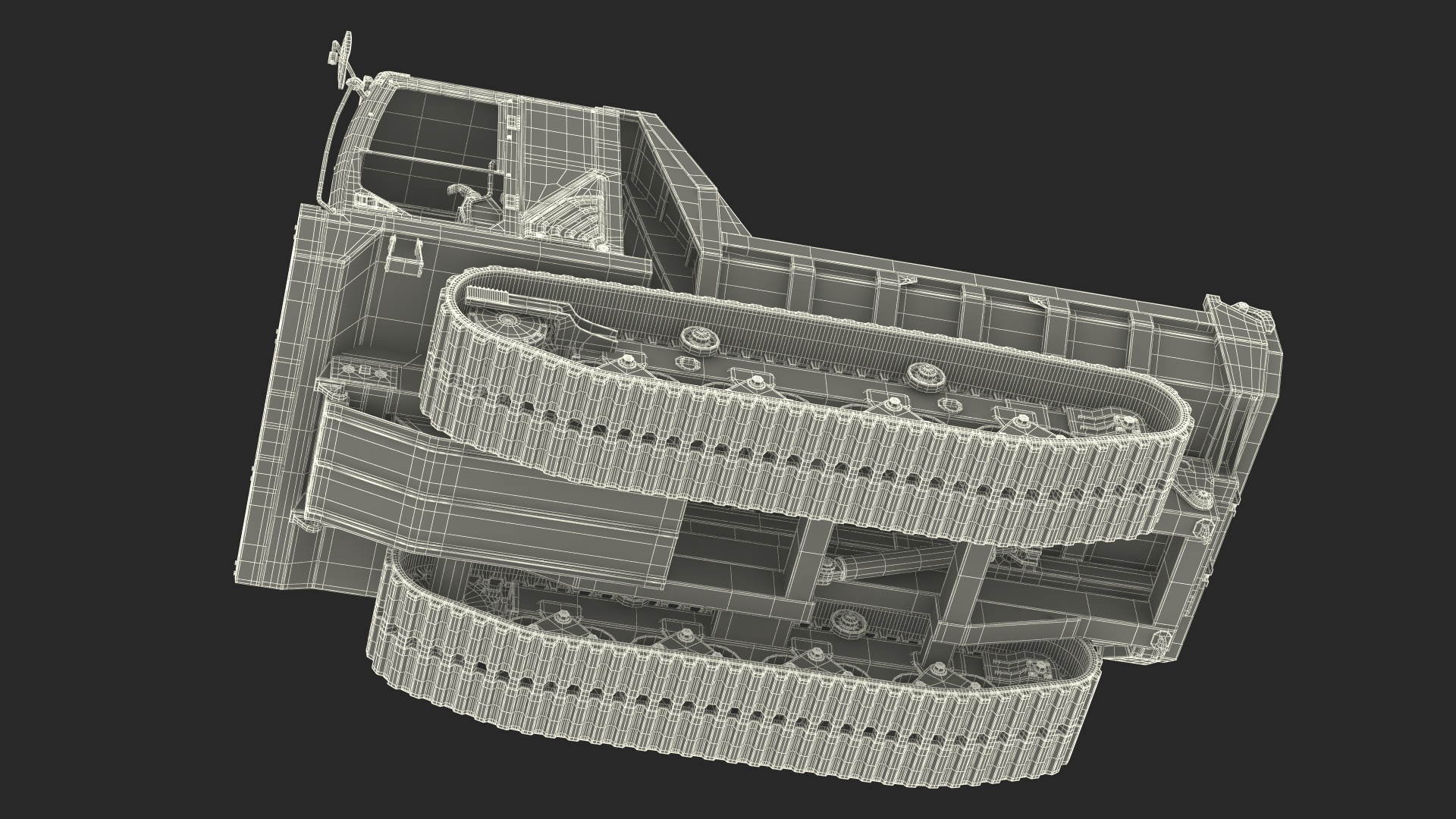 3D Morooka Dumper Dirty Rigged for Cinema 4D