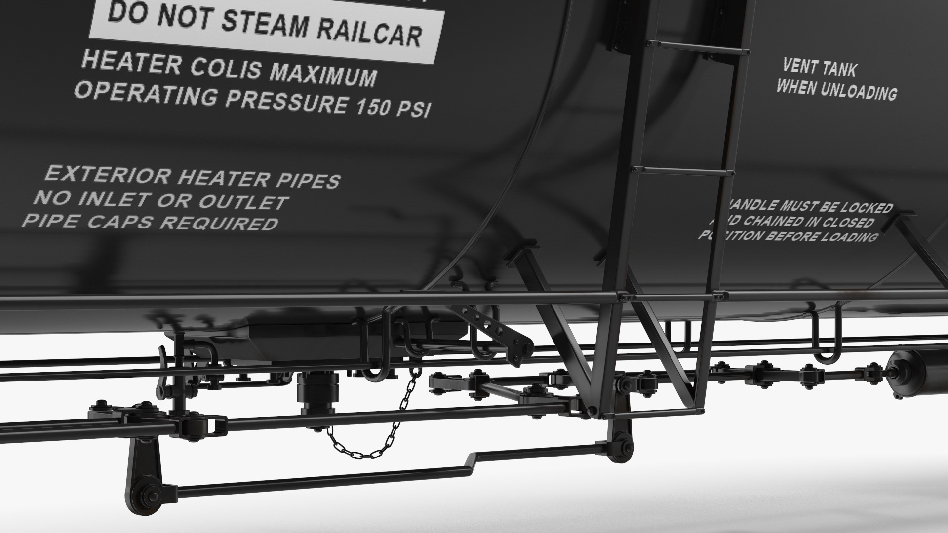 3D model Rail Tank Car 2