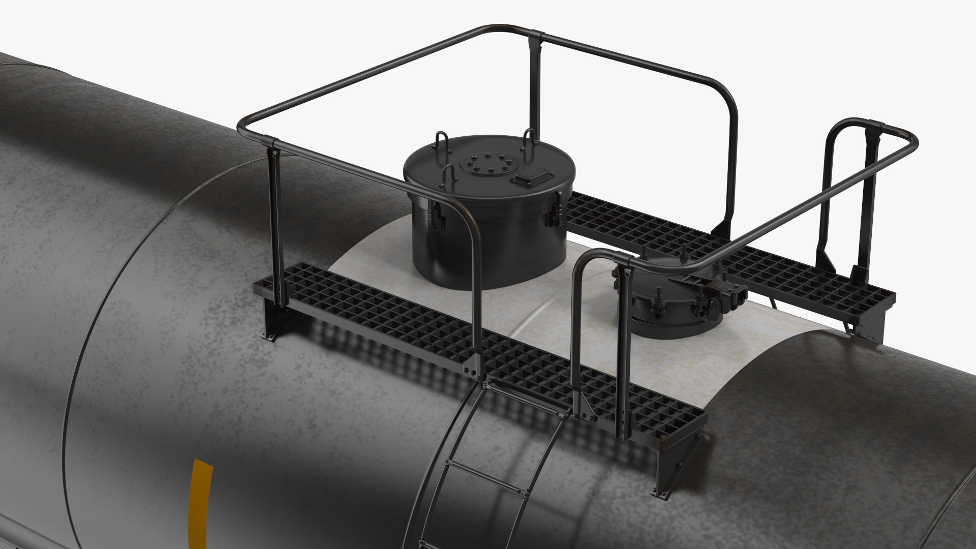 3D model Rail Tank Car 2