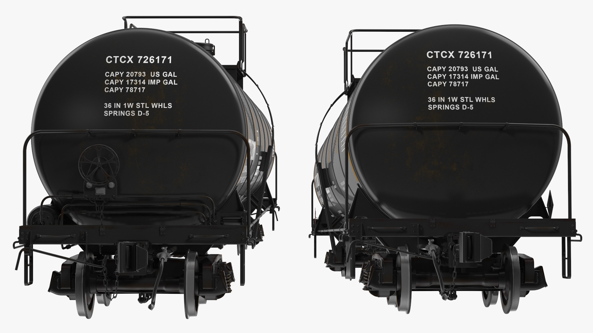3D model Rail Tank Car 2