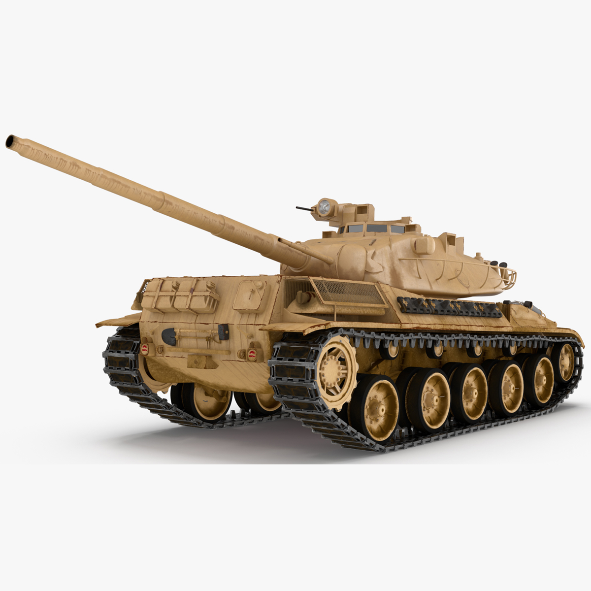3D Amx-30 French Army Main Battle Tank Rigged for Cinema 4D