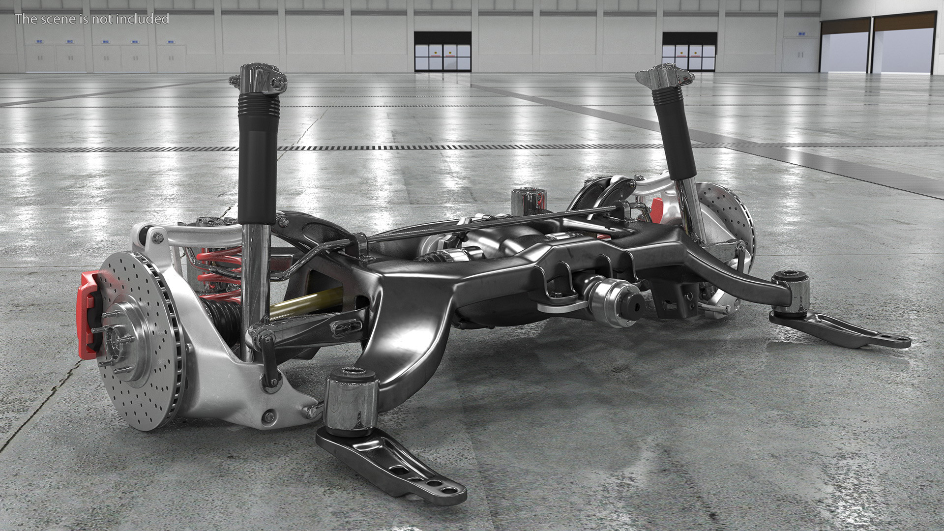 Car Front Suspension Assembly 3D model