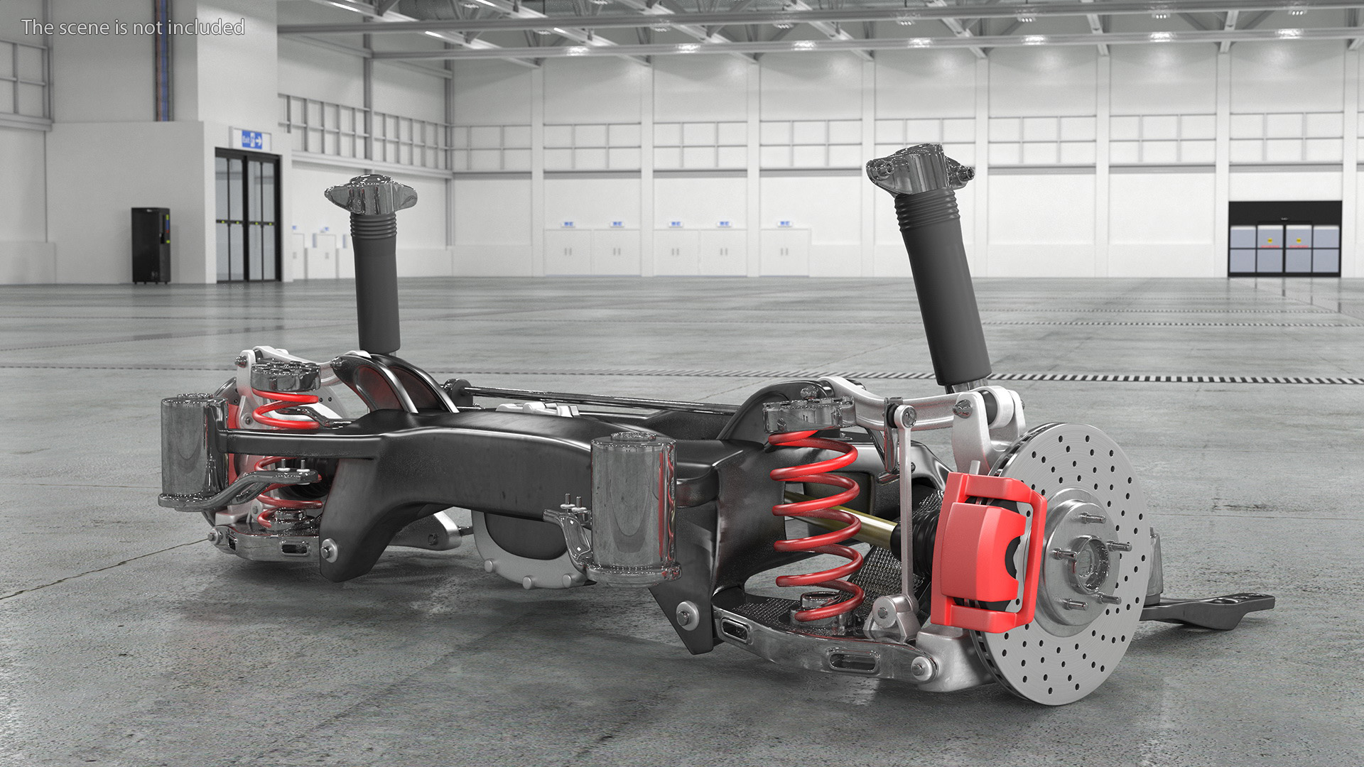 Car Front Suspension Assembly 3D model