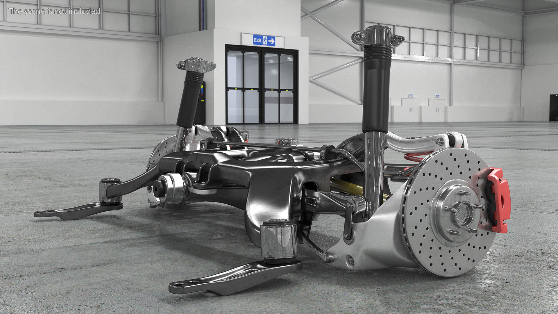 Car Front Suspension Assembly 3D model