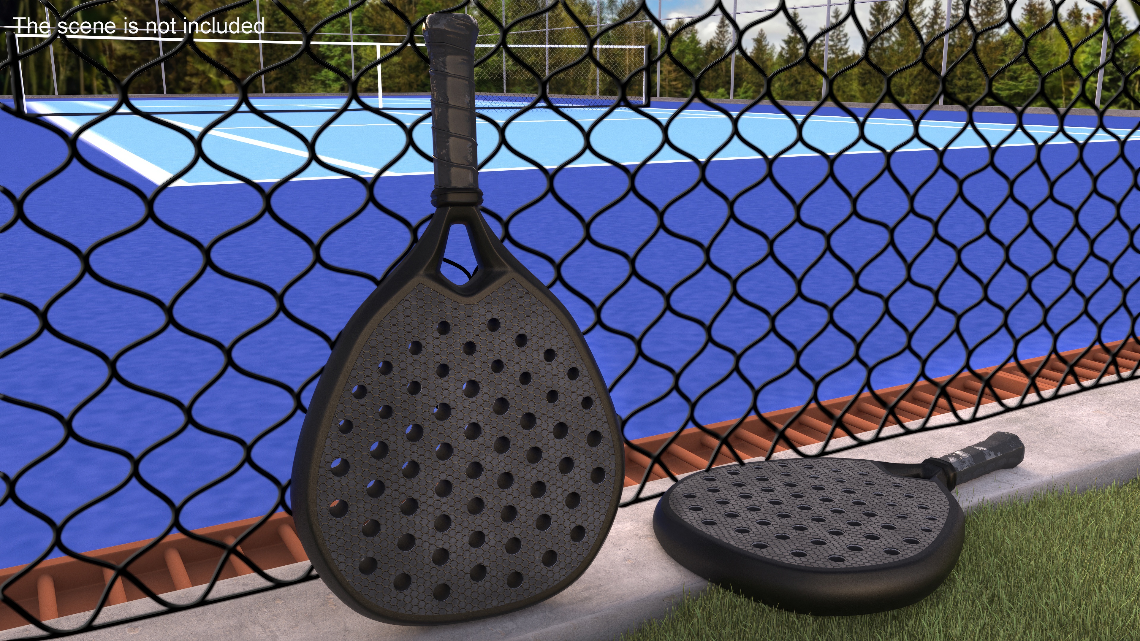 Padel Tennis Racket 3D model