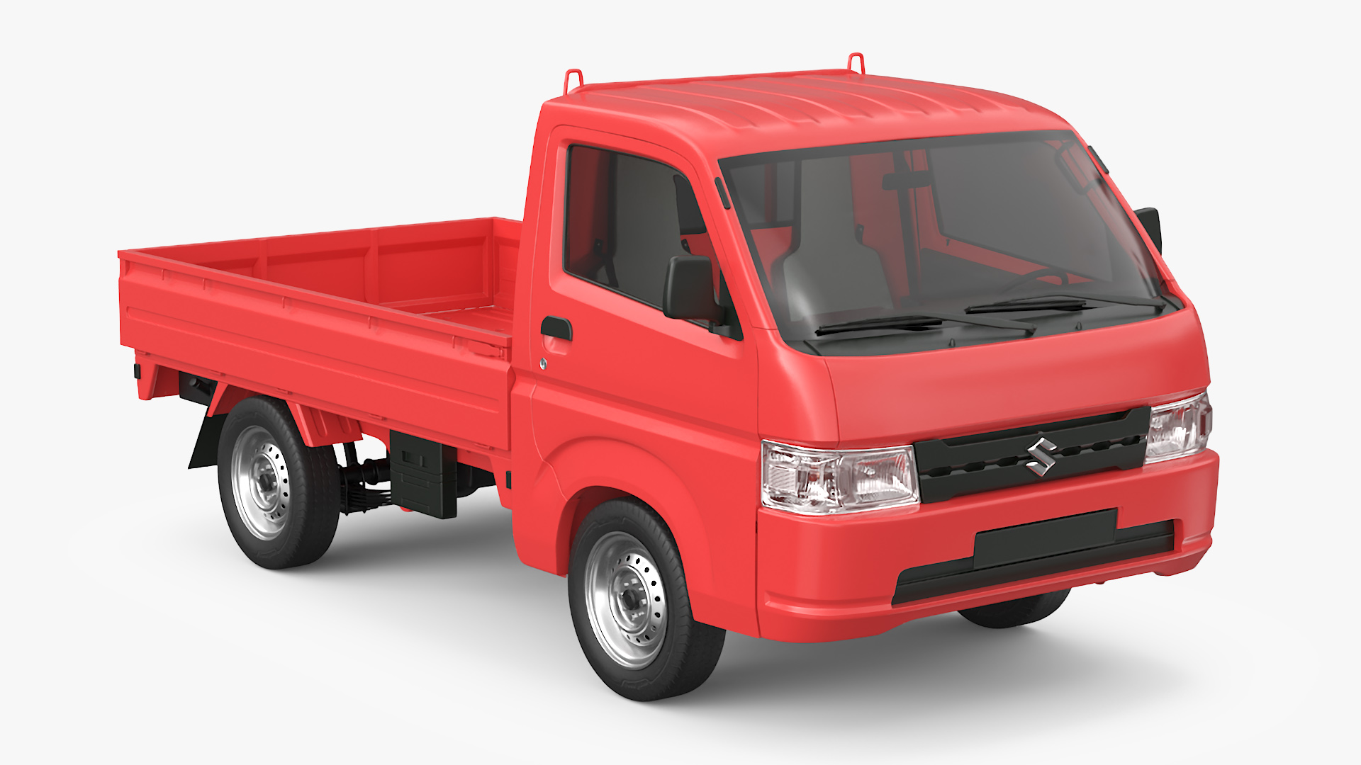 Suzuki Carry Truck Red 3D