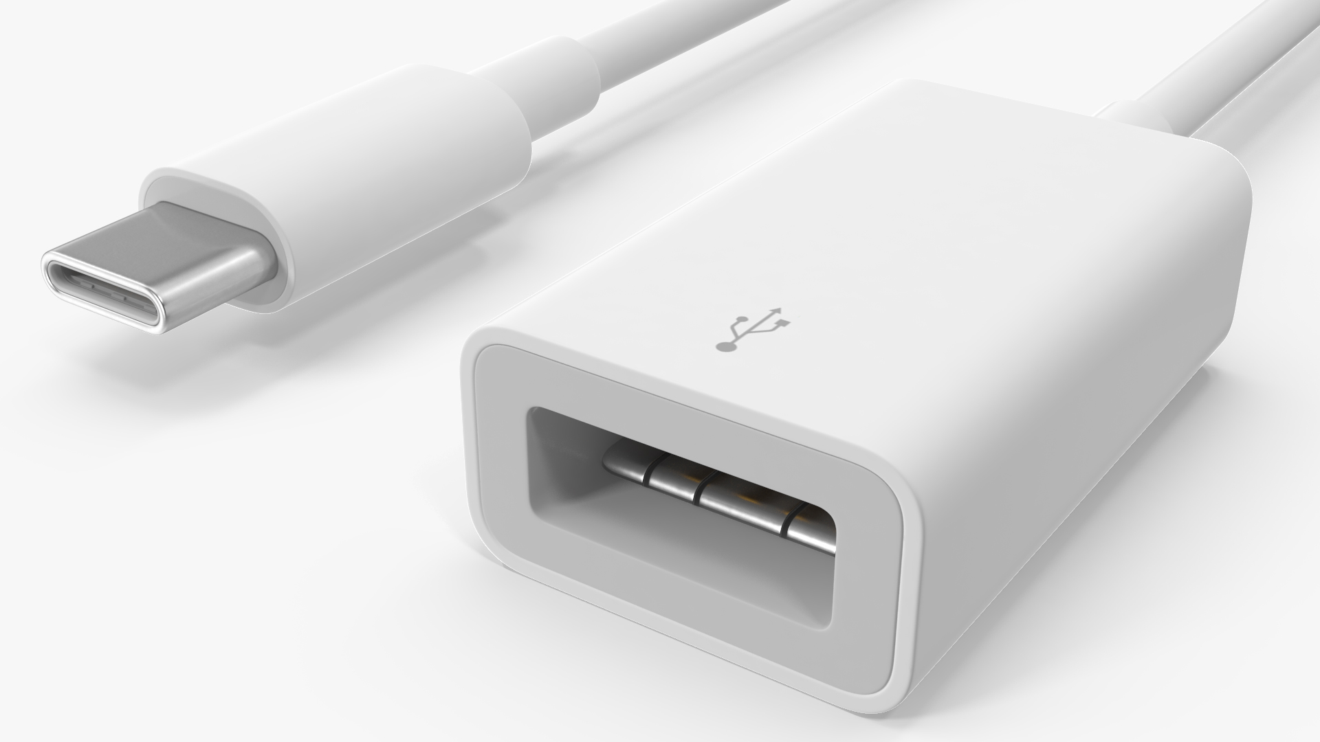 USB Type C to USB Type A Adapter 3D