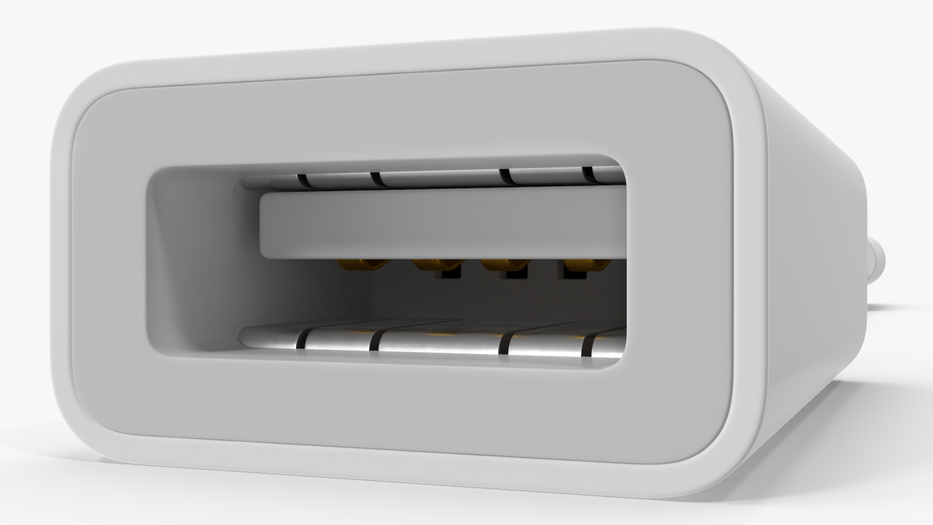 USB Type C to USB Type A Adapter 3D