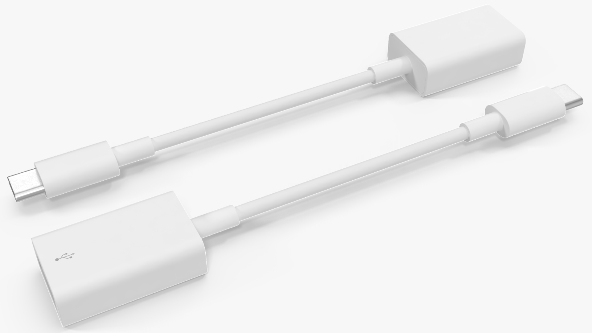 USB Type C to USB Type A Adapter 3D