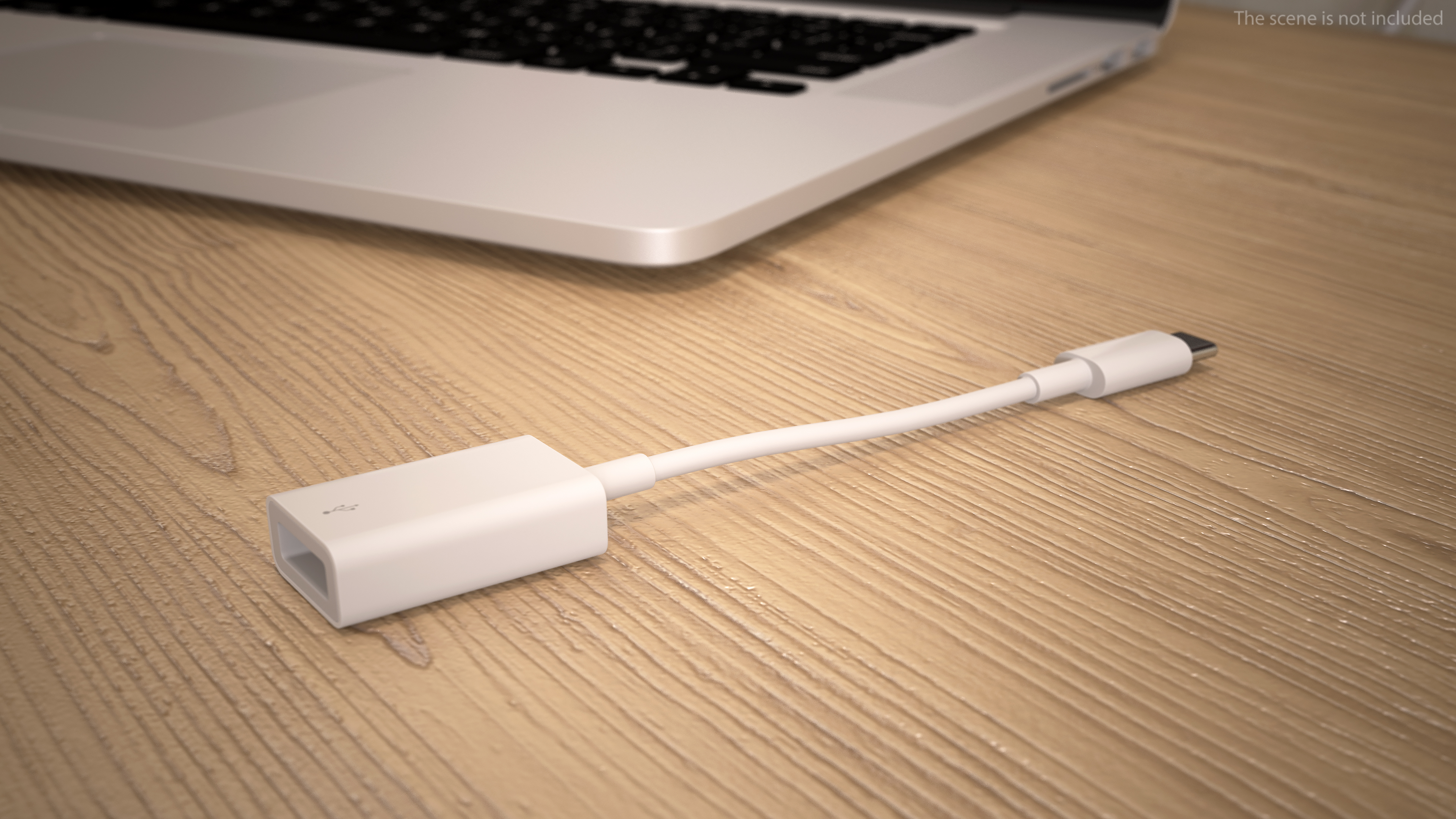 USB Type C to USB Type A Adapter 3D