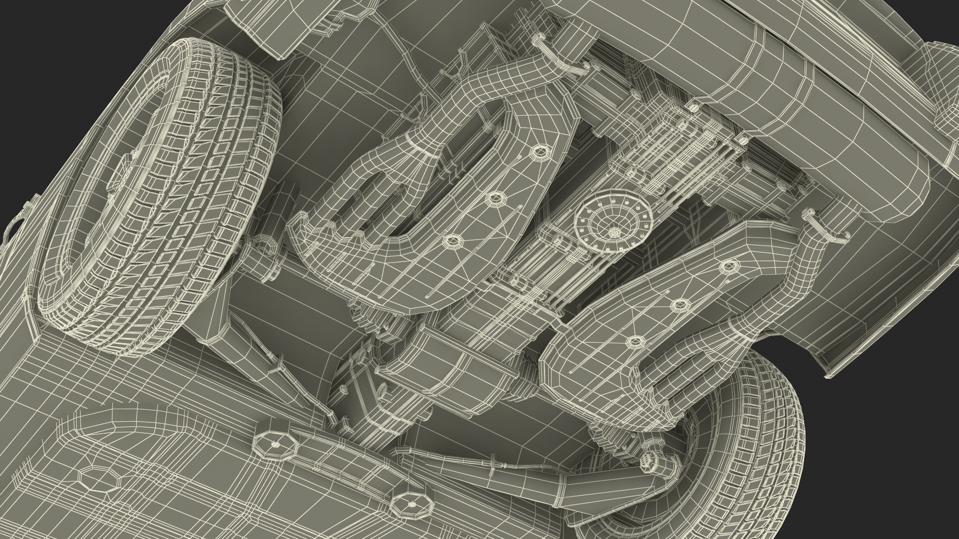 Retro Coupe Sport Car Rigged for Maya 3D