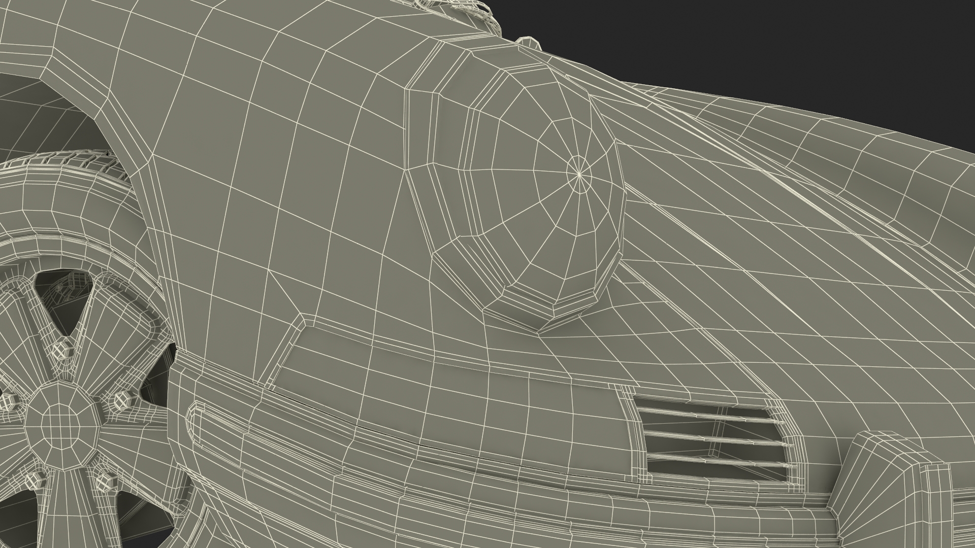 Retro Coupe Sport Car Rigged for Maya 3D