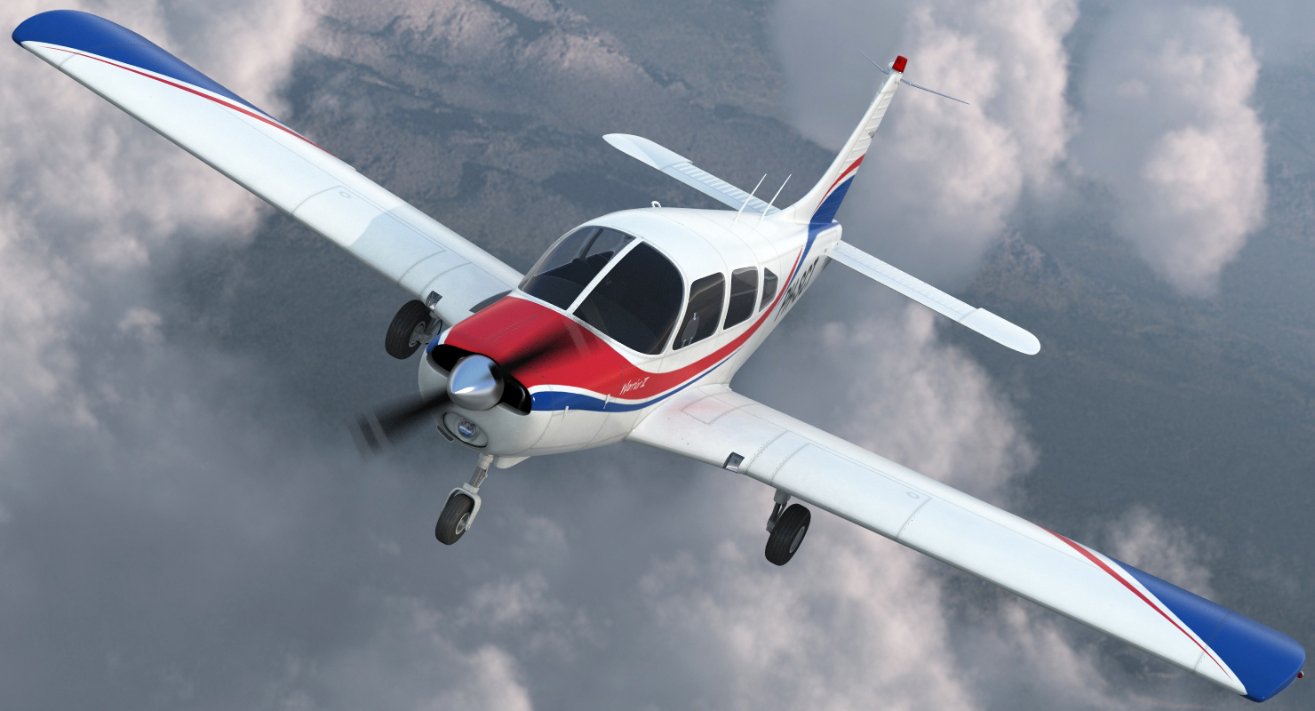 3D model Aircraft Piper PA 28 161 Warrior II