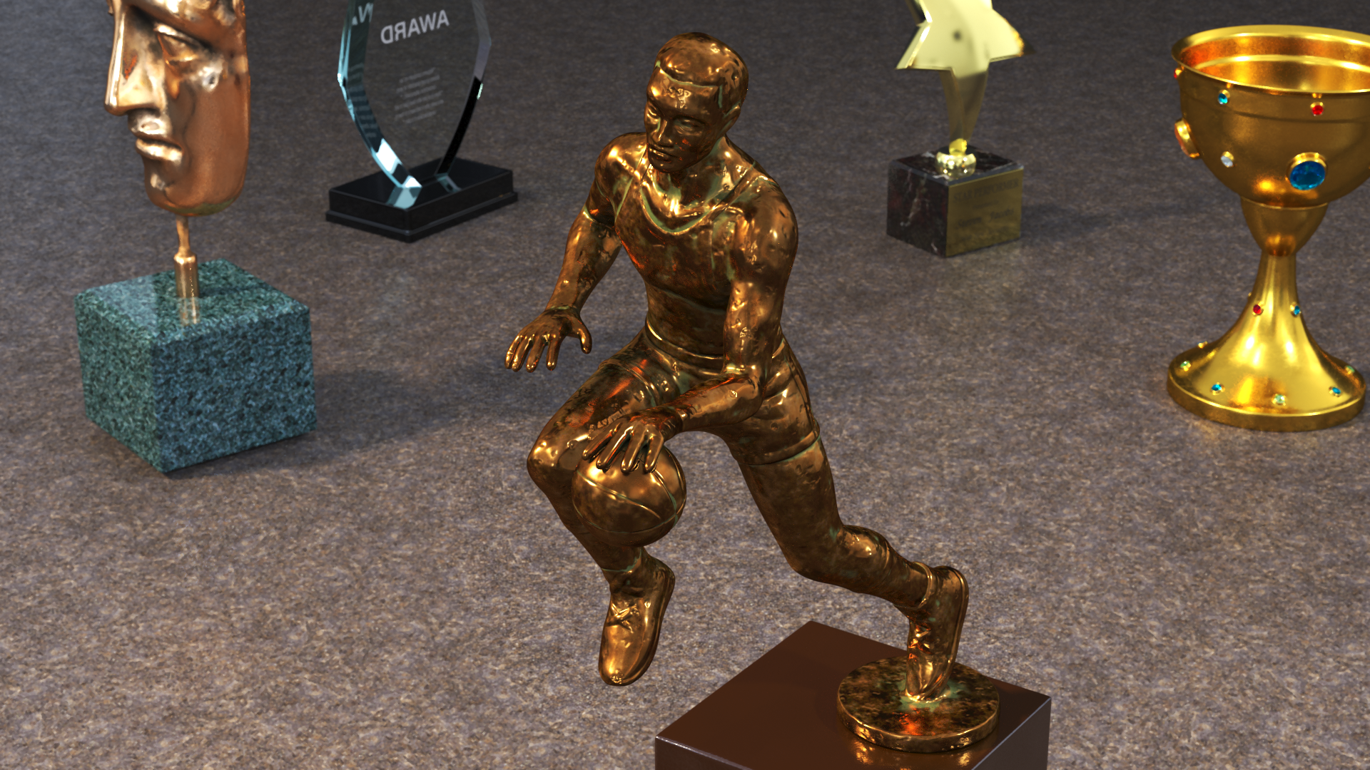 Basketball Best Player Award, view 9