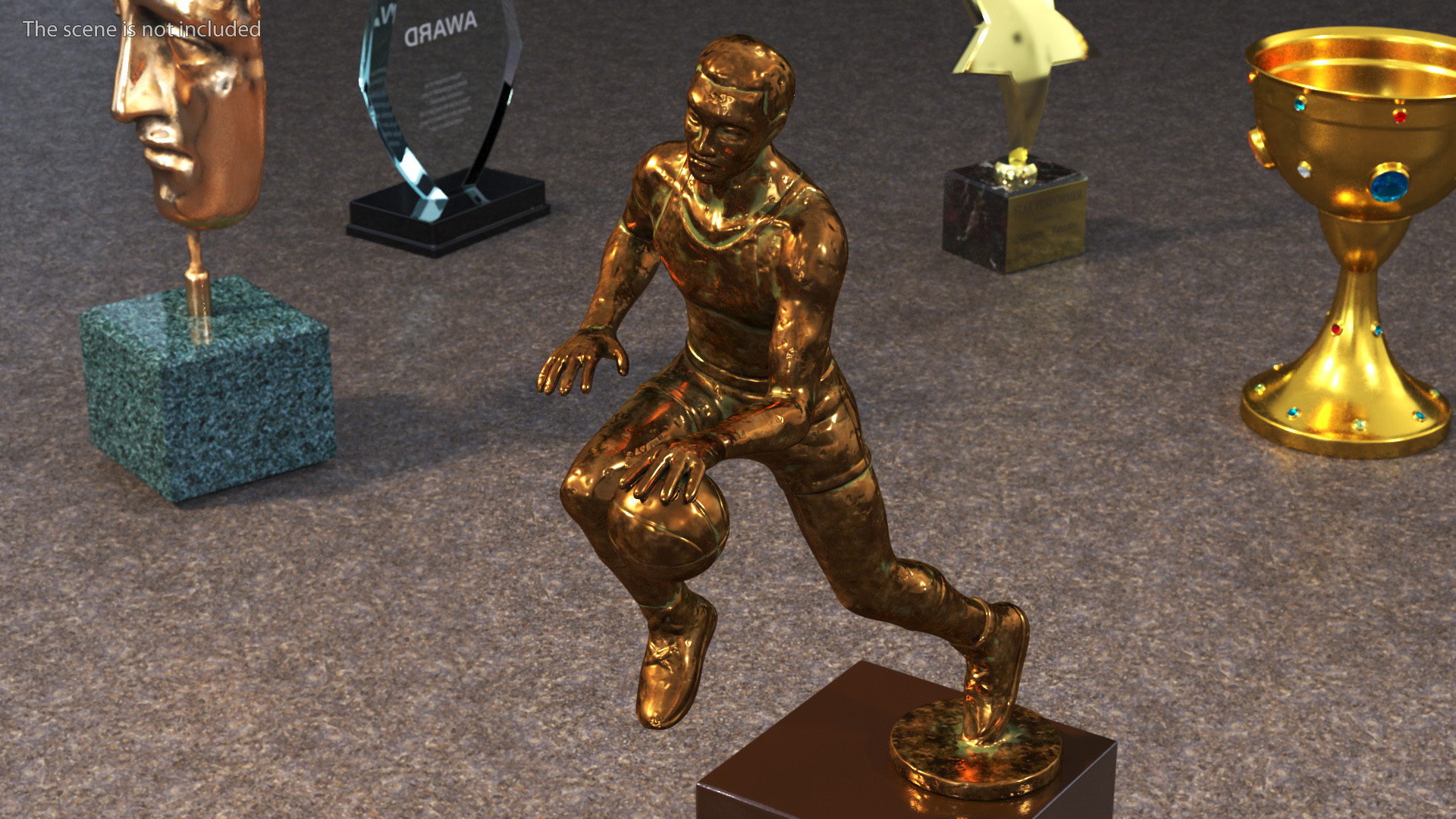 3D Basketball Best Player Award model