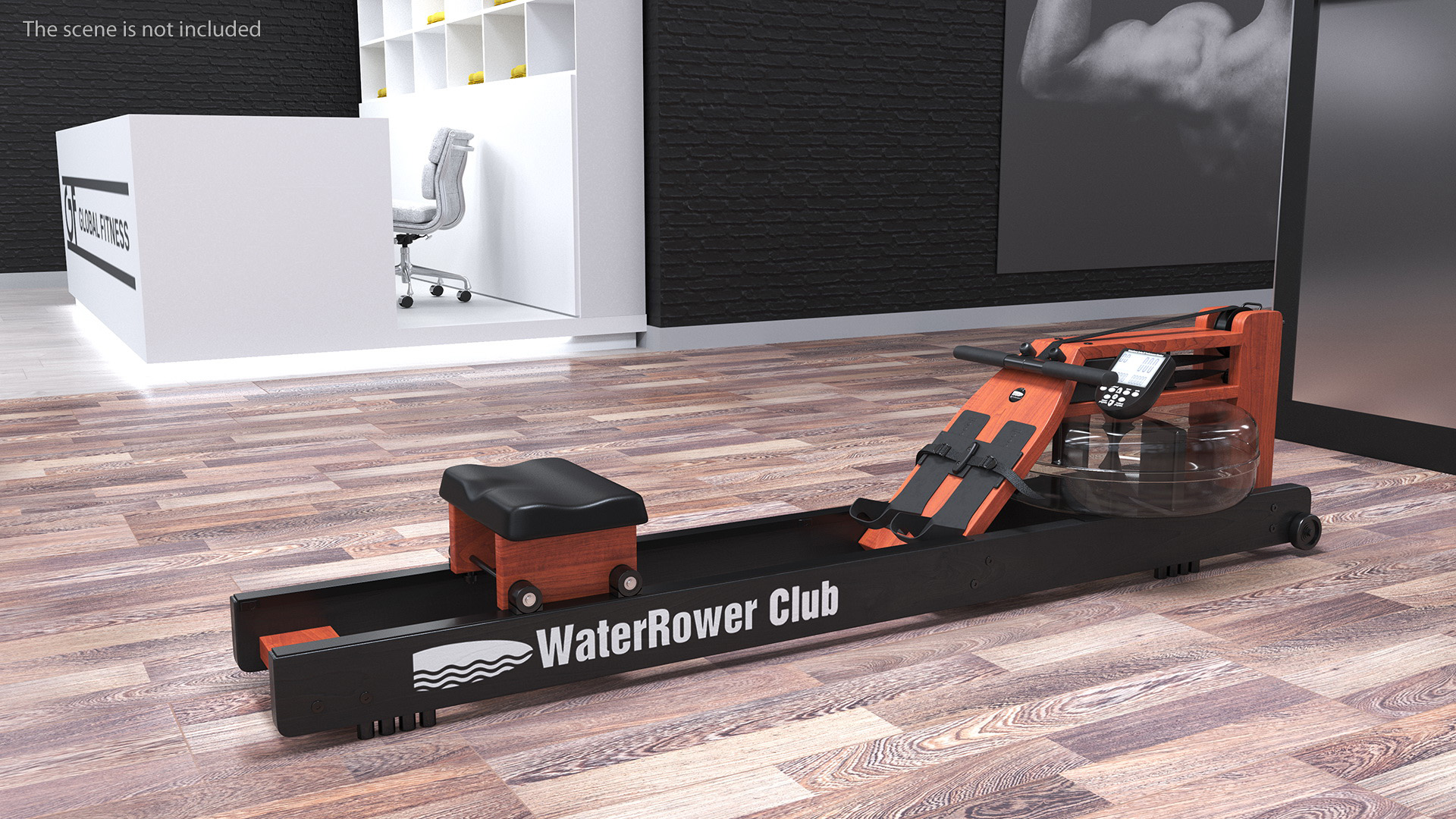 3D Water Rowing Machine for Home Use model