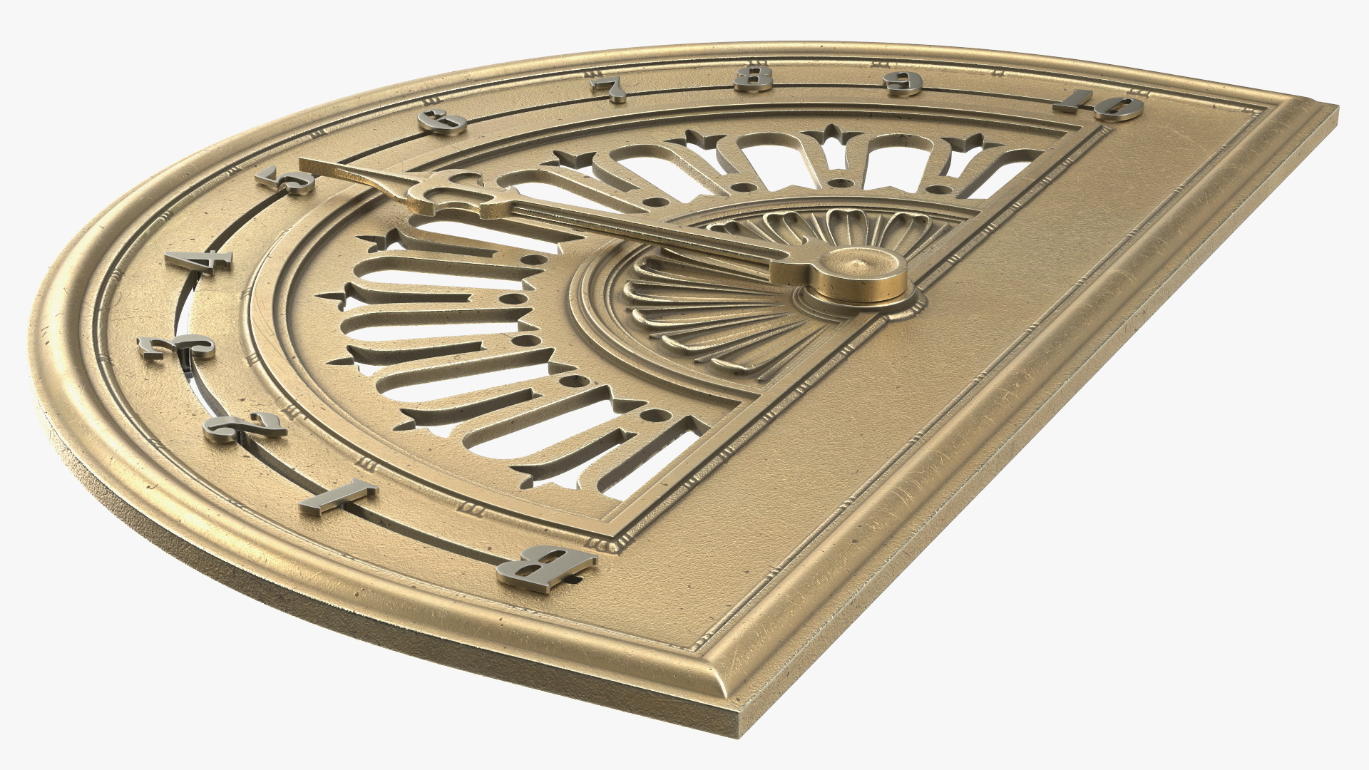 3D model Elevator Floor Indicator Brass