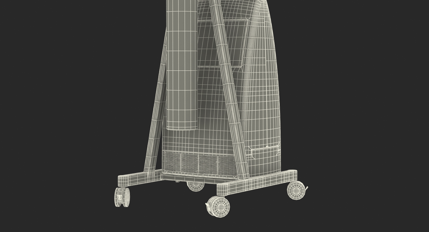 Oxygen Concentrator with E Tank Back Up 3D model