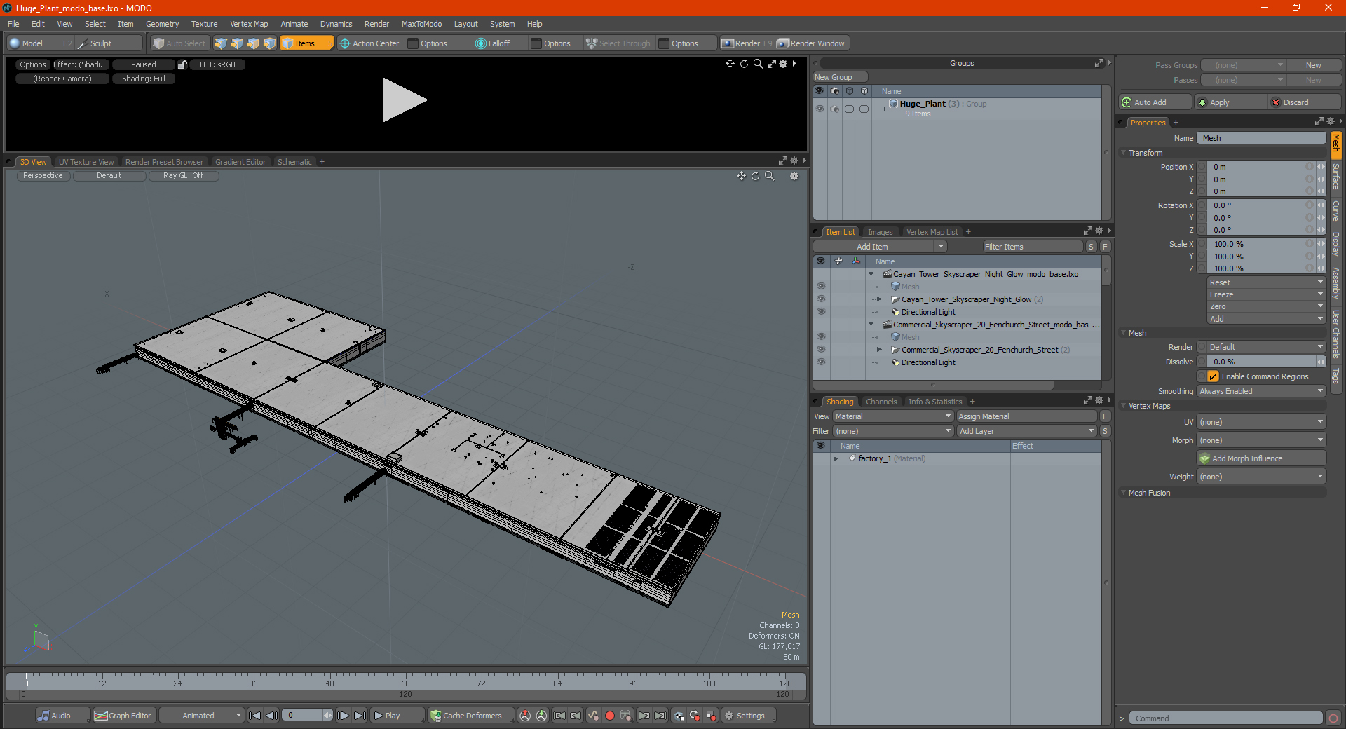 3D model Huge Plant