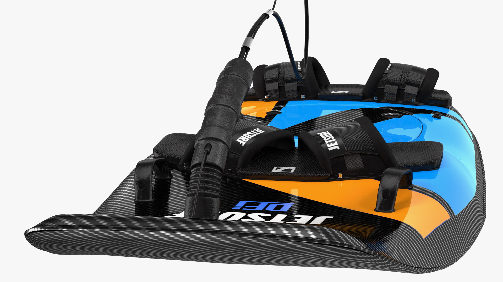 3D Motorised Carbon Fiber Surfboard Jet Surf Blue