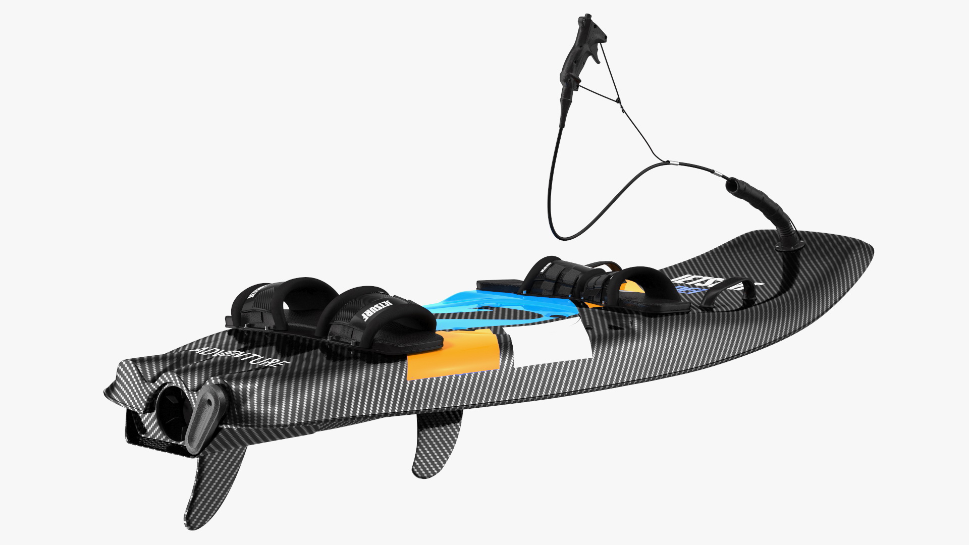 3D Motorised Carbon Fiber Surfboard Jet Surf Blue