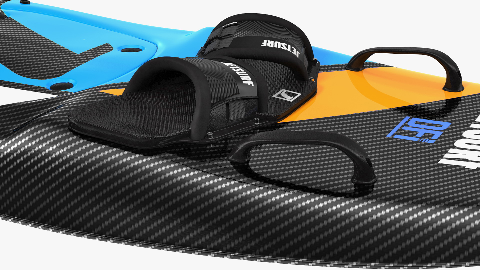 3D Motorised Carbon Fiber Surfboard Jet Surf Blue