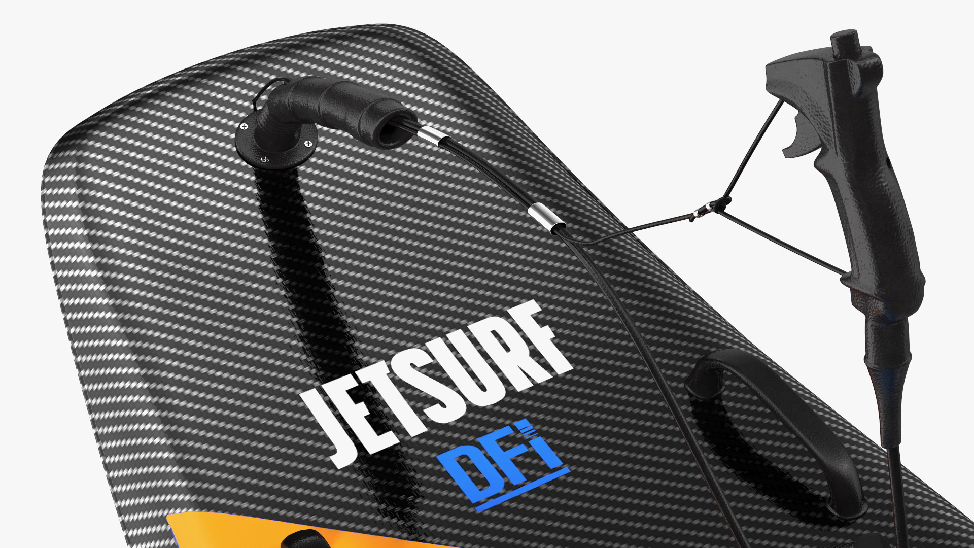 3D Motorised Carbon Fiber Surfboard Jet Surf Blue