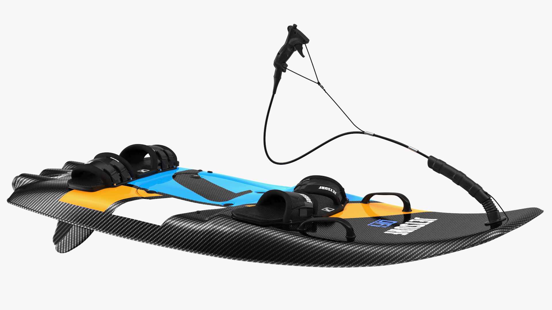 3D Motorised Carbon Fiber Surfboard Jet Surf Blue