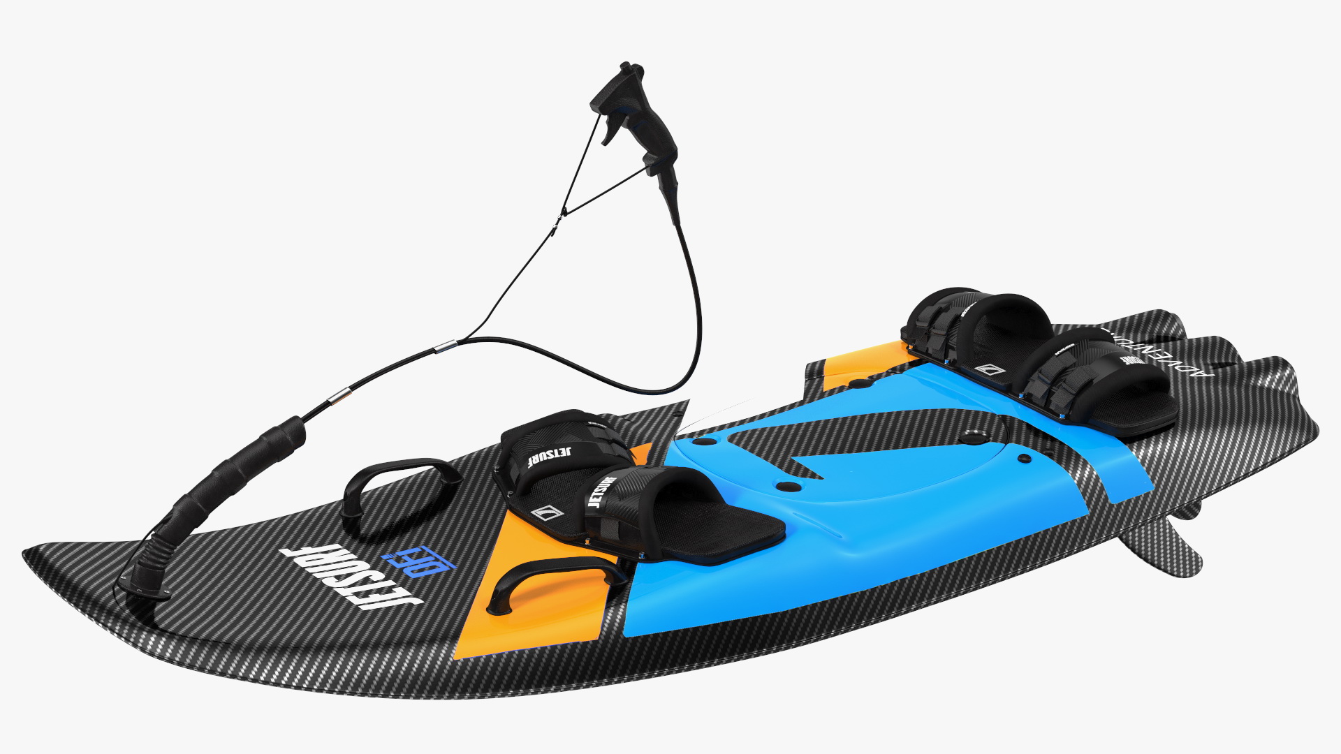3D Motorised Carbon Fiber Surfboard Jet Surf Blue