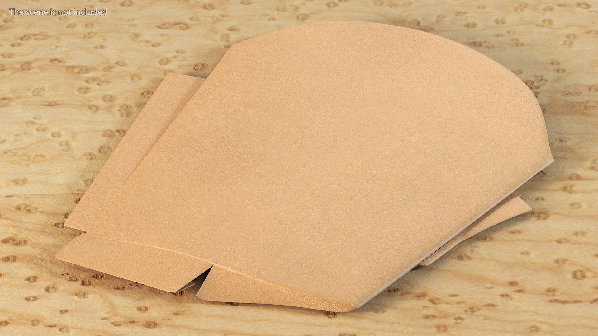 3D Crumpled French Fry Box Craft Paper Generic model